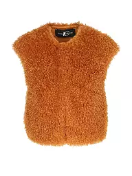 LUISA CERANO | Gilet in pelliccia sintetica | Arancione