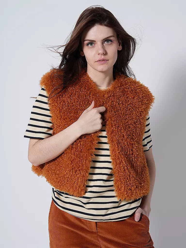 LUISA CERANO | Gilet in pelliccia sintetica |