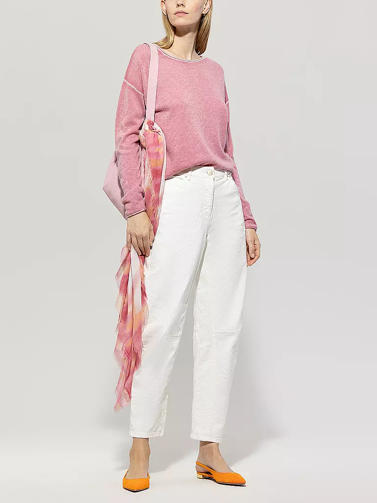 LUISA CERANO | Jeans 7/8 Straight Fit | Crema