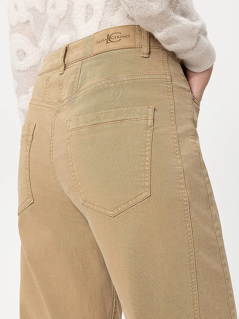 LUISA CERANO | Jeans Balloon Fit | Cammello