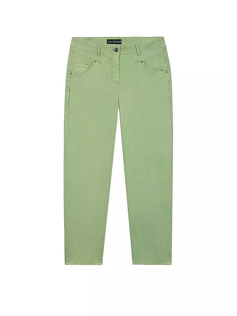 LUISA CERANO | Jeans Straight Fit 7/8 | Verde