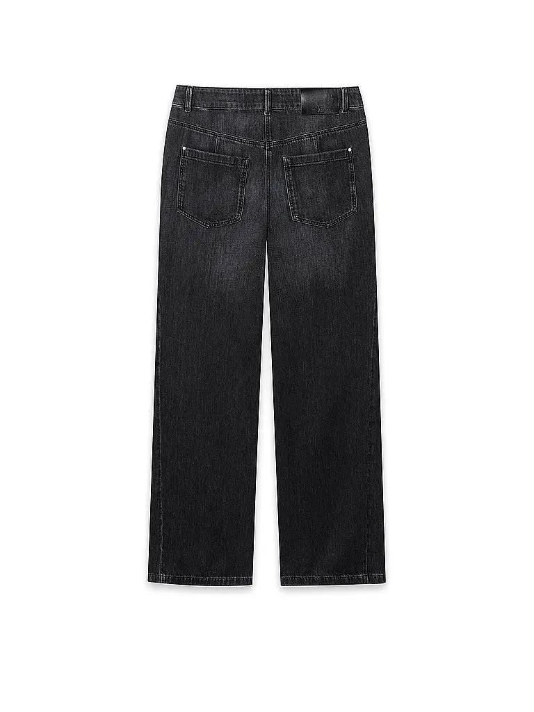 LUISA CERANO | Jeans Wide Leg | Nero