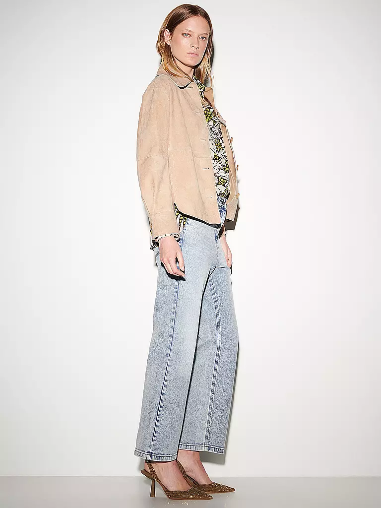 LUISA CERANO | Lederjacke  | Beige