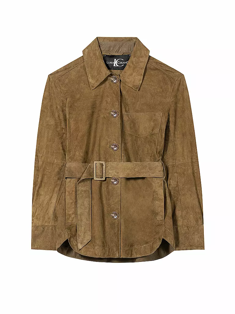 LUISA CERANO | Lederjacke | Marrone