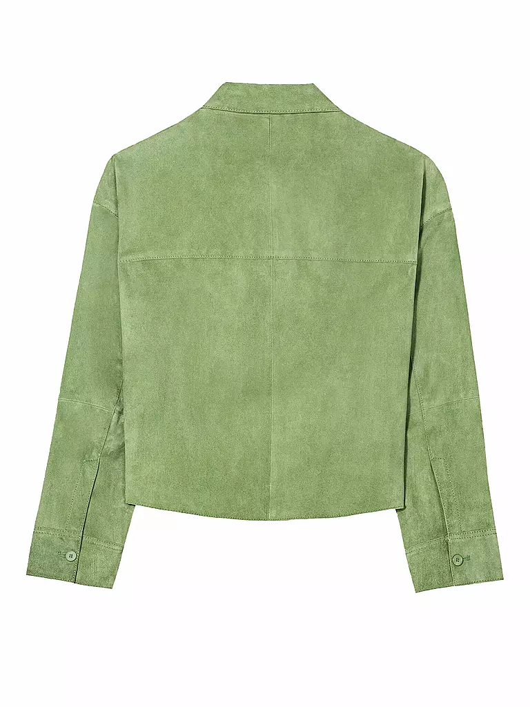 LUISA CERANO | Lederjacke | Verde chiaro