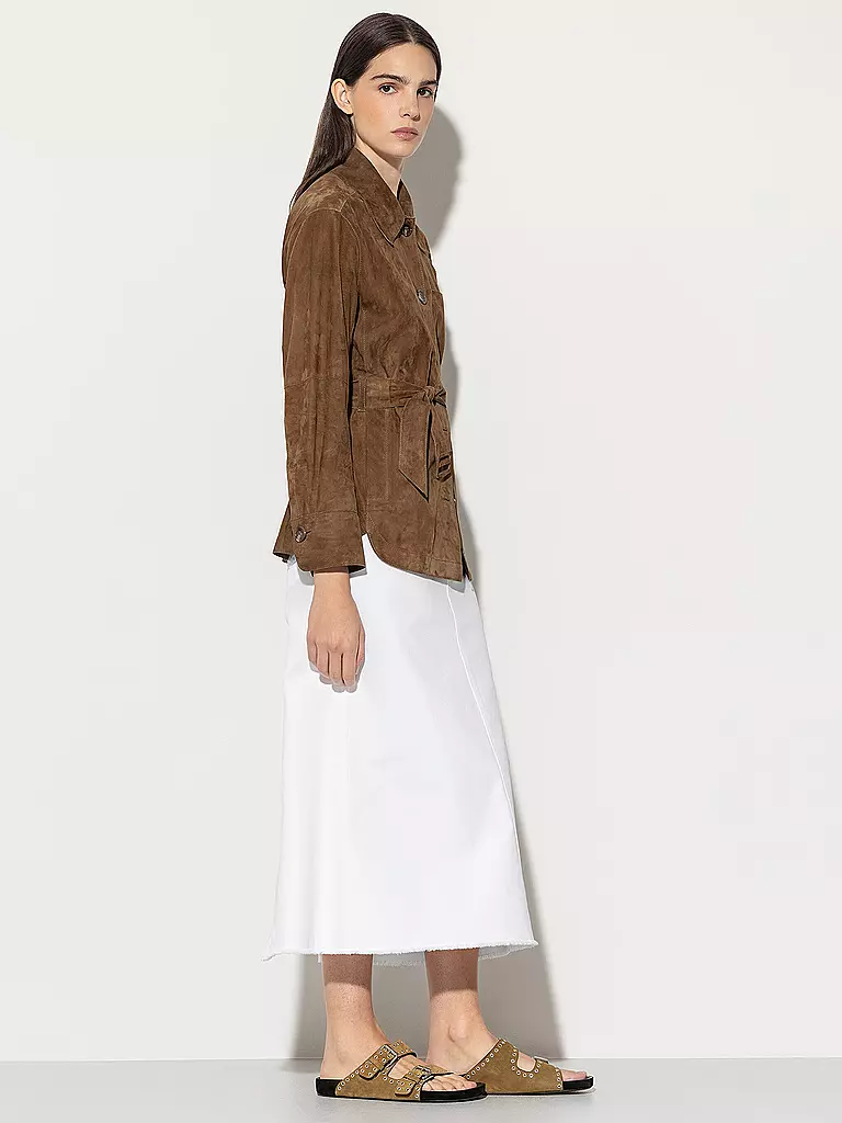 LUISA CERANO | Lederjacke | Marrone