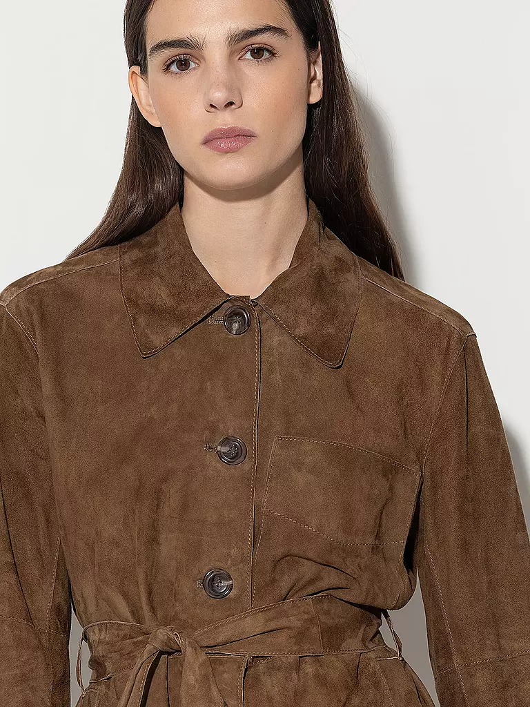 LUISA CERANO | Lederjacke | Marrone