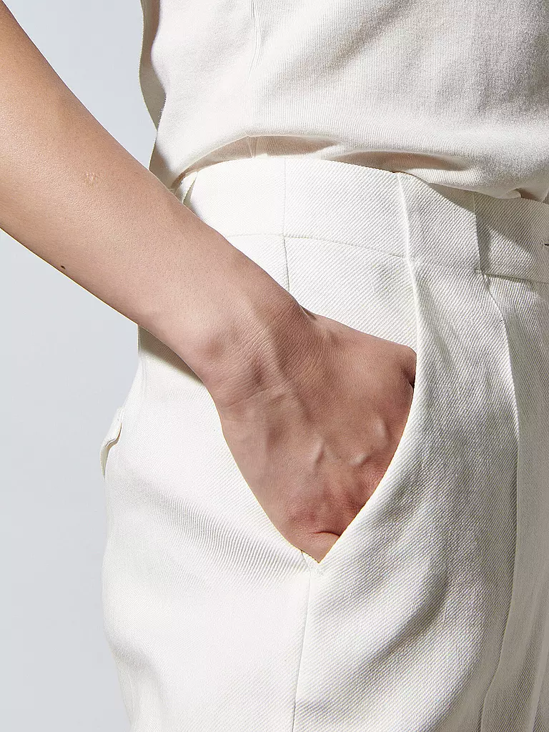 LUISA CERANO | Leinenhose | Bianco