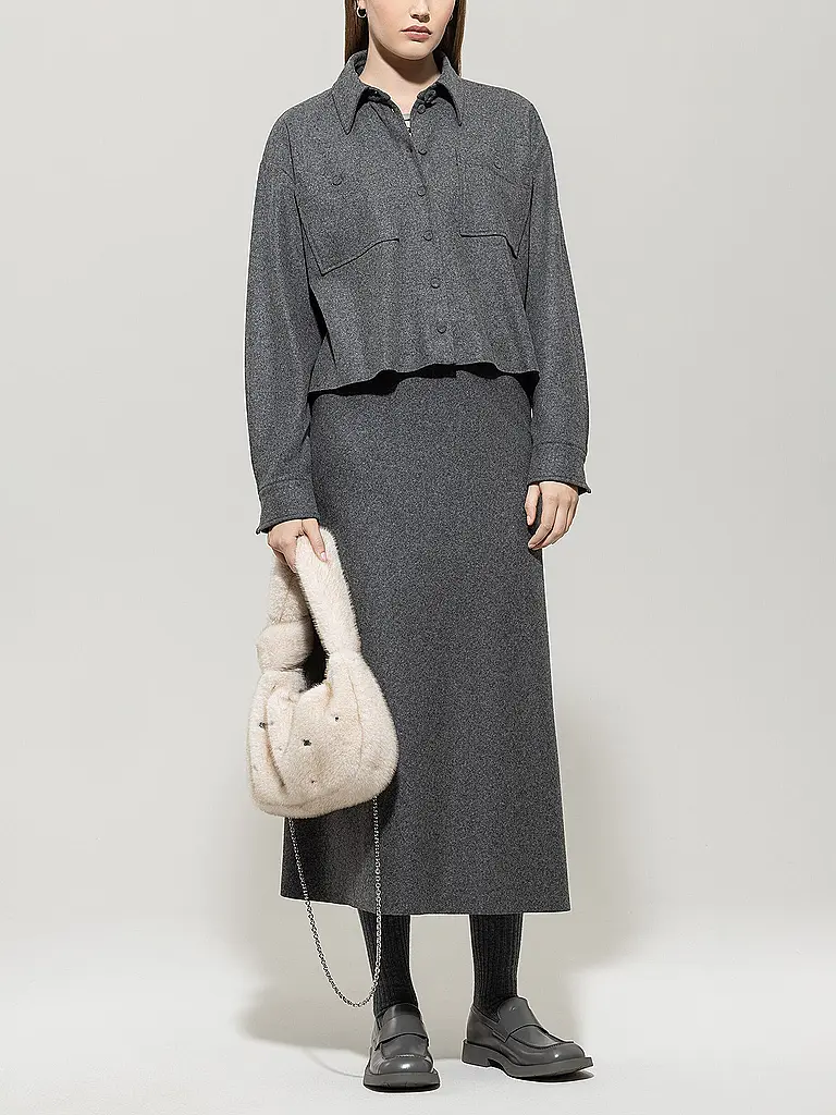 LUISA CERANO | Midi gonna | Grigio