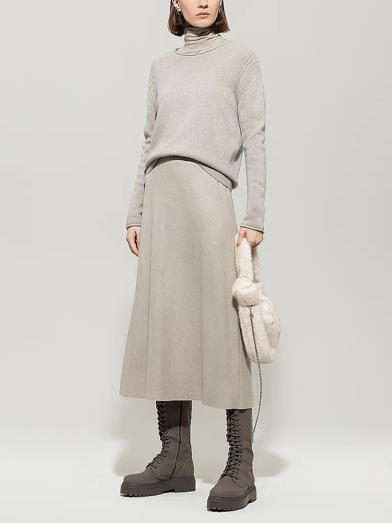 LUISA CERANO | Midi skirt | Beige