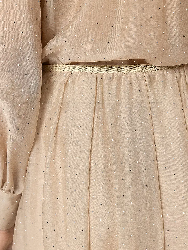 LUISA CERANO | Midi skirt | Cammello