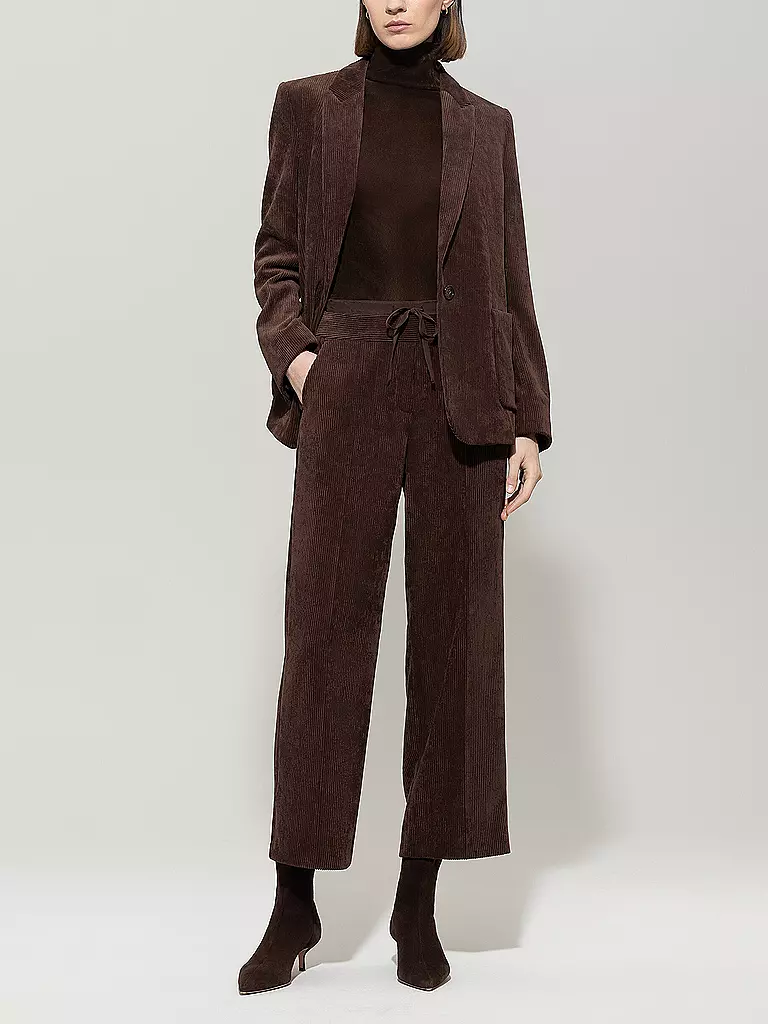 LUISA CERANO | Pantaloni business 7/8 | Marrone