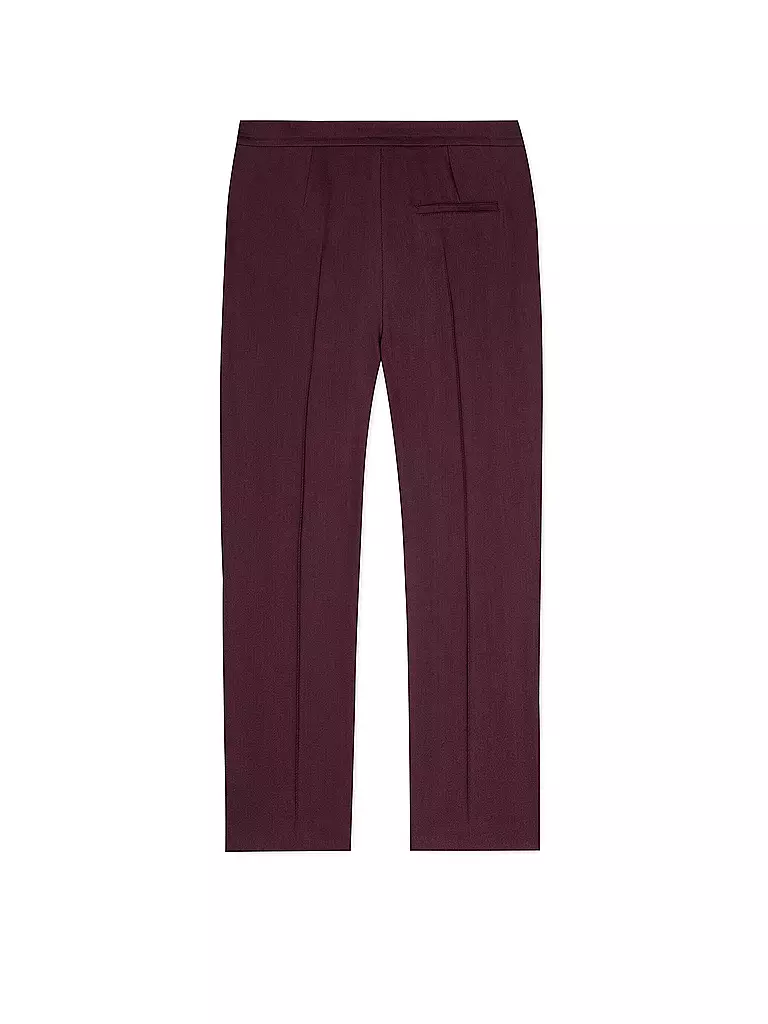 LUISA CERANO | Pantaloni business 7/8 | Rosso scuro