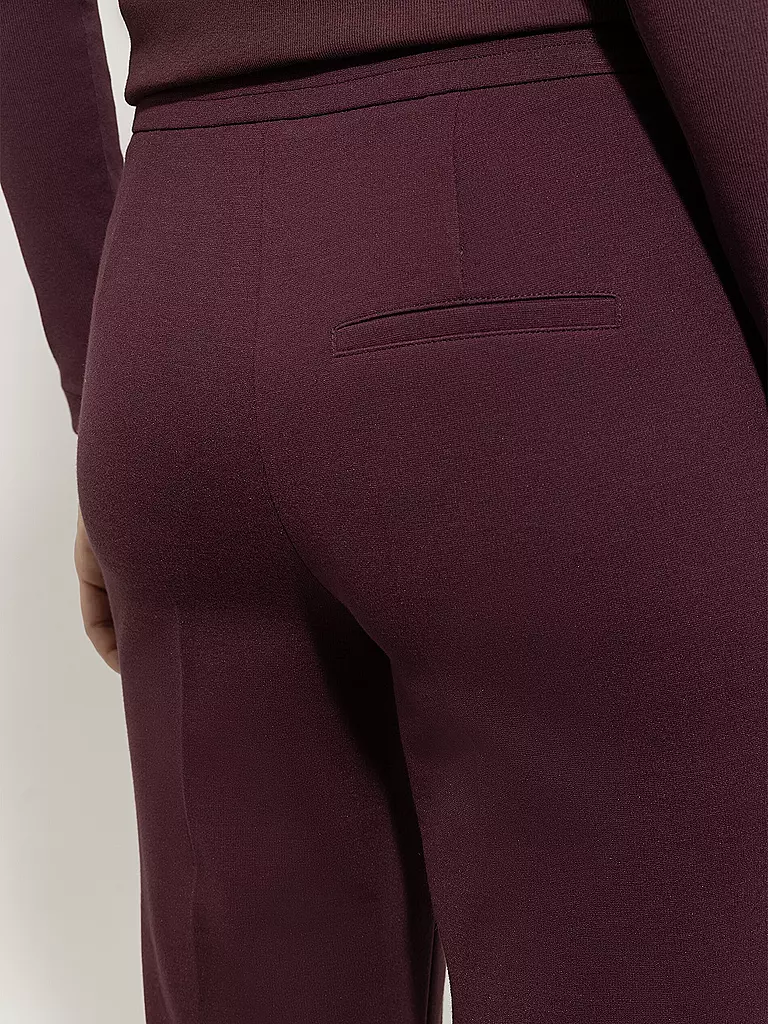 LUISA CERANO | Pantaloni business 7/8 | Rosso scuro