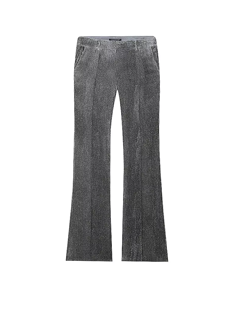 LUISA CERANO | Pantaloni business Flared Fit | Grigio chiaro