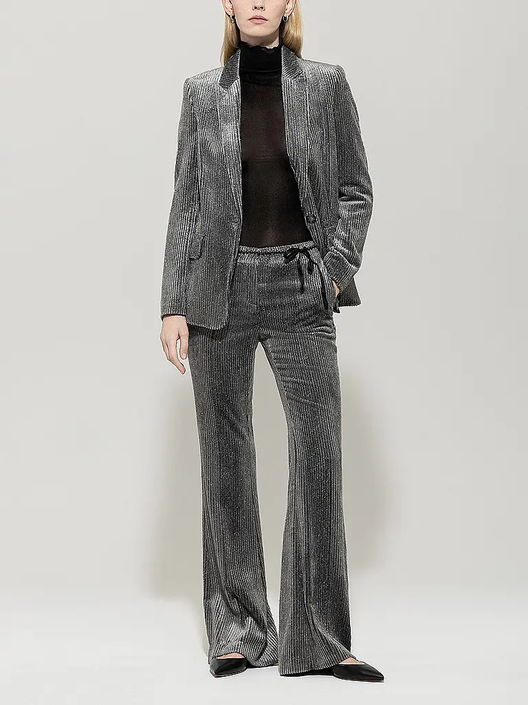 LUISA CERANO | Pantaloni business Flared Fit | Grigio chiaro