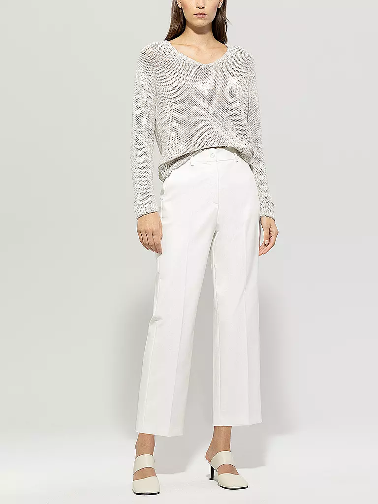 LUISA CERANO | Pantaloni business GABARDINE | Crema