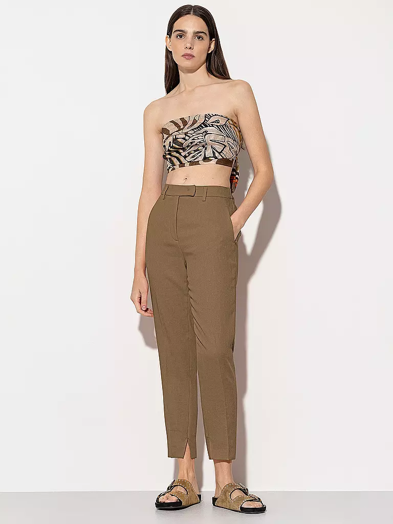 LUISA CERANO | Pantaloni business | Marrone