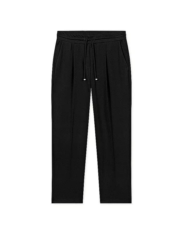 LUISA CERANO | Pantaloni con vestibilità jogging | Nero