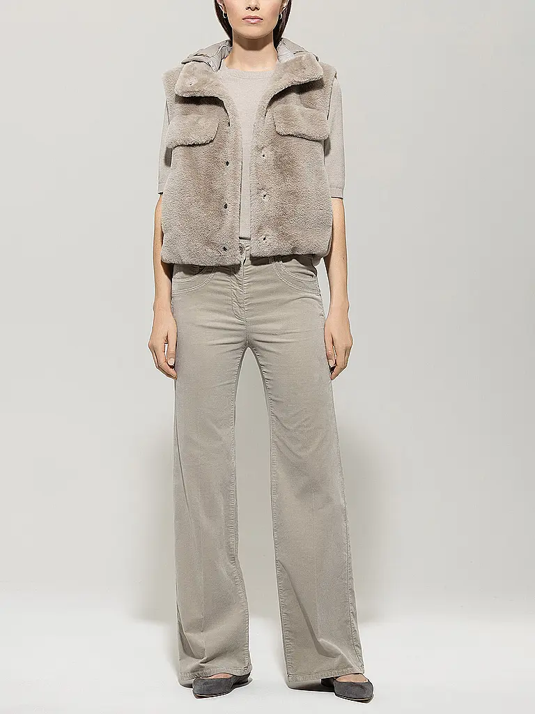 LUISA CERANO | Pantaloni Flared Fit | Beige