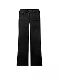 LUISA CERANO | Pantaloni in similpelle Flared Fit | Nero