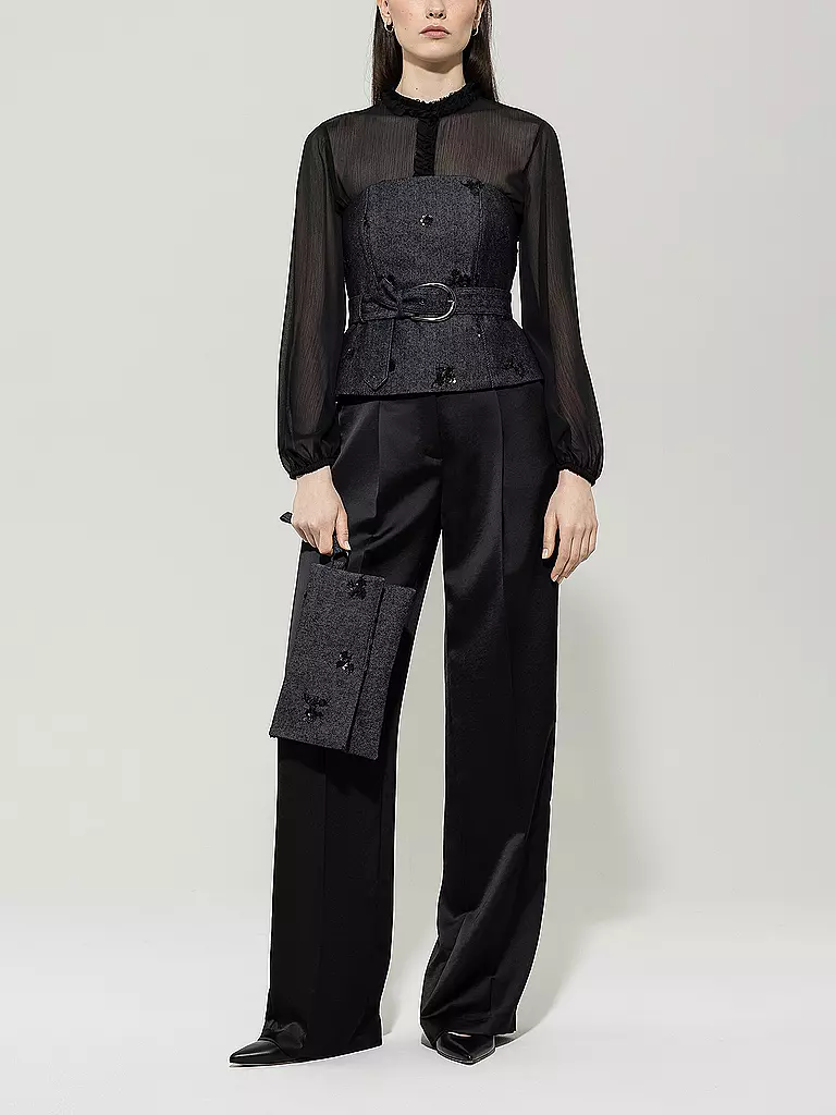 LUISA CERANO | Pantaloni Marlene | Nero
