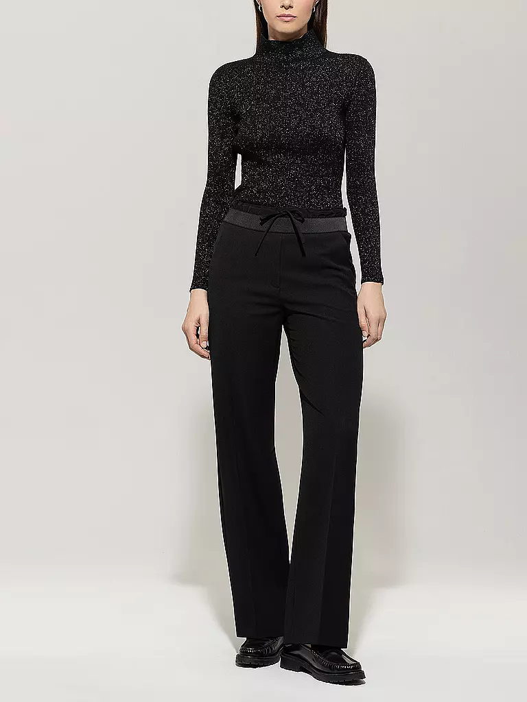 LUISA CERANO | Rollkragenpullover | Nero