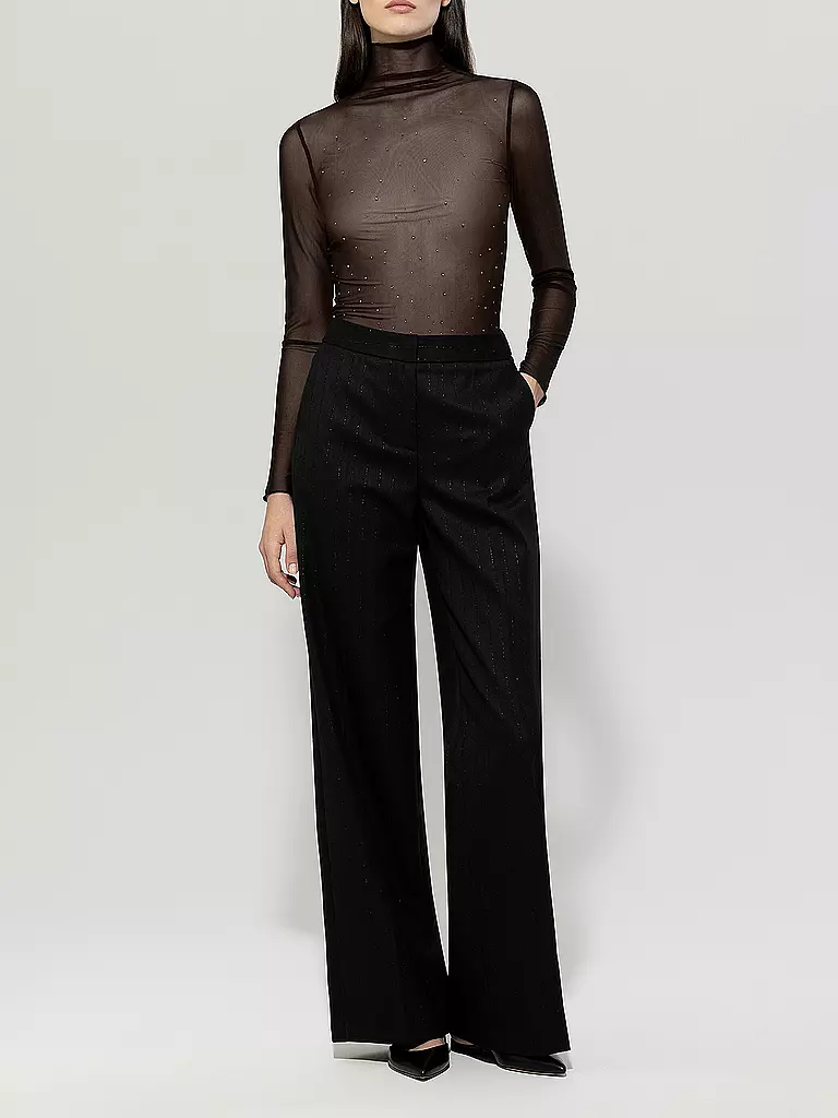 LUISA CERANO | Rollkragenshirt | Nero