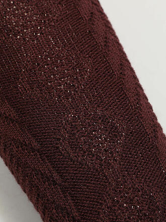 LUISE STEINER | Calze al ginocchio tradizionali bordeaux