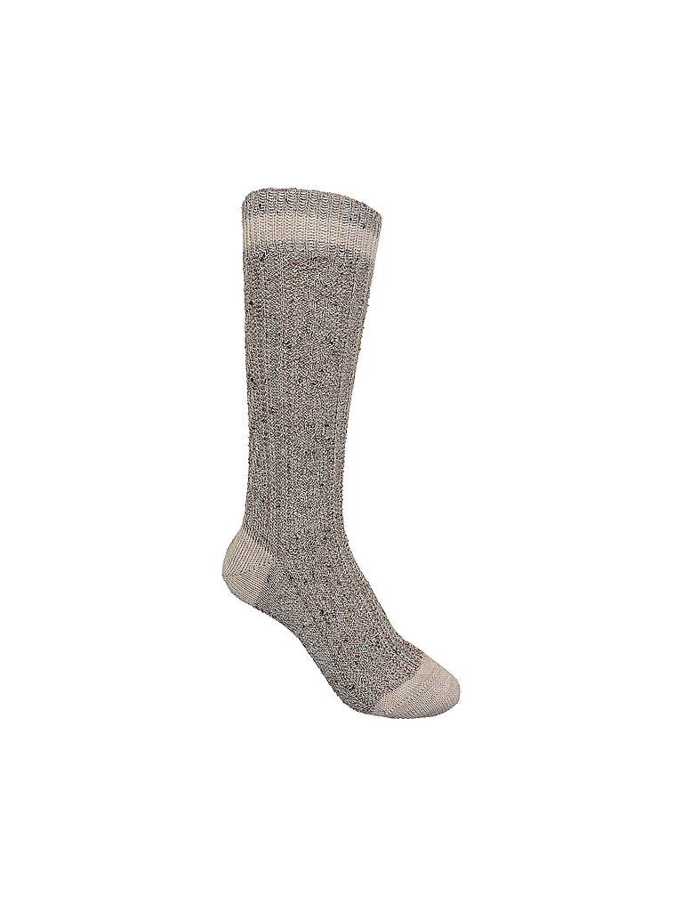 Calze melange marrone-naturale marrone chiaro 40-41