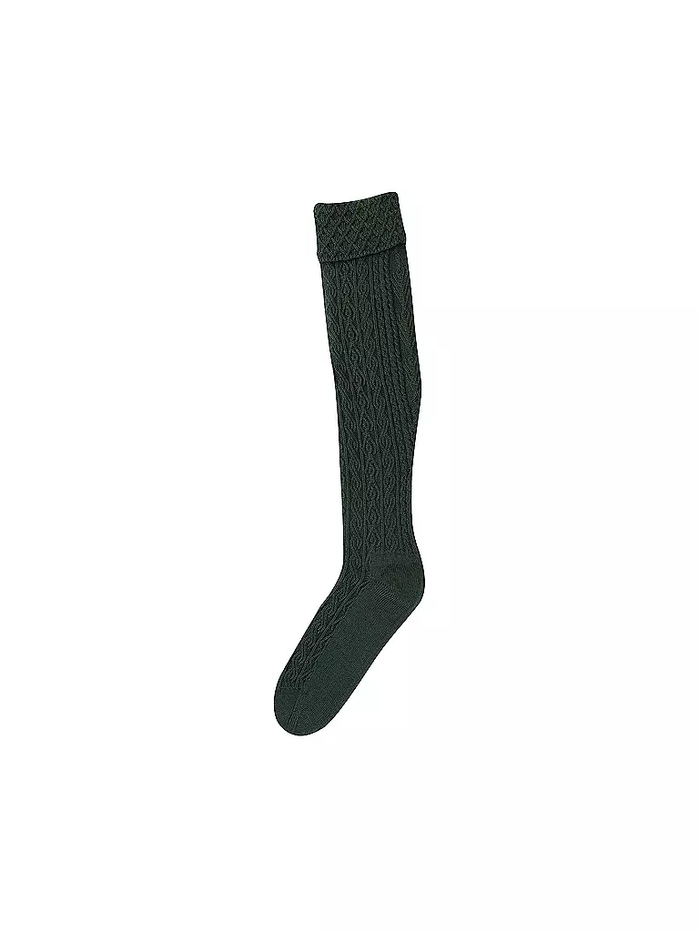 LUISE STEINER | Calze al ginocchio color abete | Verde scuro