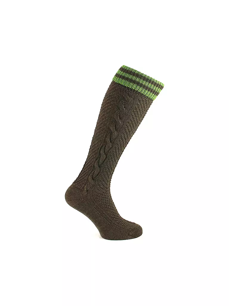 LUISE STEINER | Calze tradizionali tabac erbse | Verde scuro