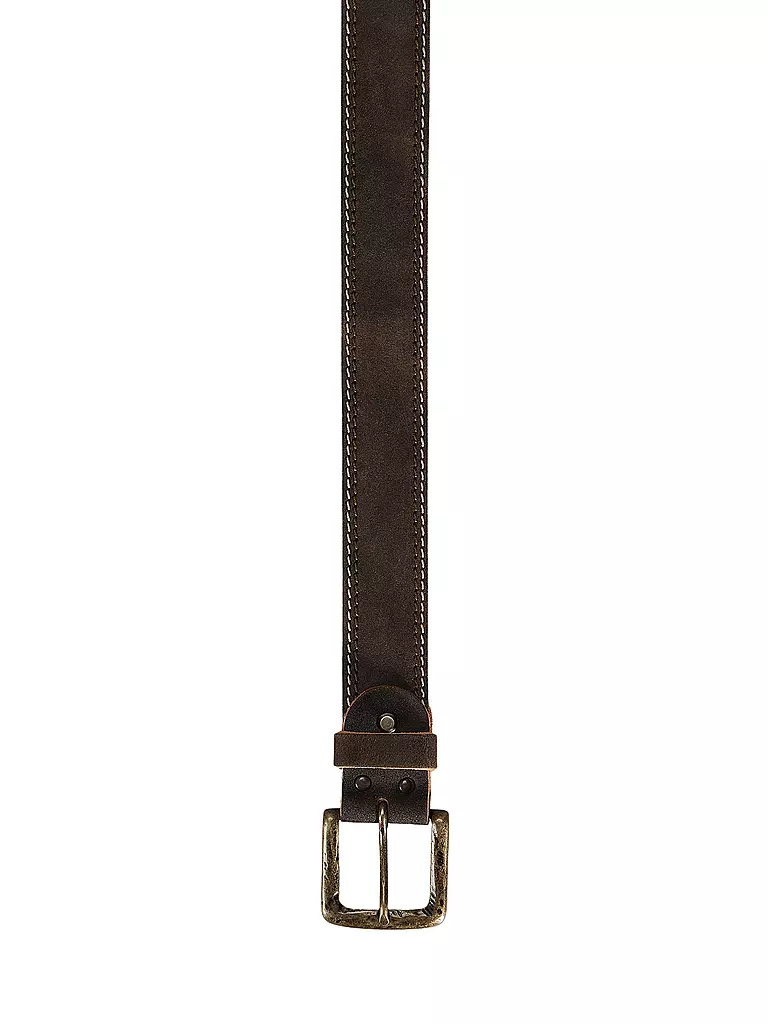 LUISE STEINER | Cintura in pelle tradizionale TELFS AM | Marrone