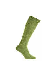 LUISE STEINER | Calze al ginocchio tradizionali grigio chiaro | Verde