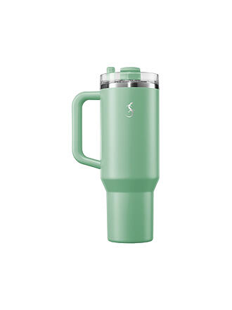 LURCH | Bicchiere termico con cannuccia 1,2 l Salvia