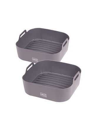 LURCH | Inserto per friggitrice ad aria S set da 2 in silicone/grigio