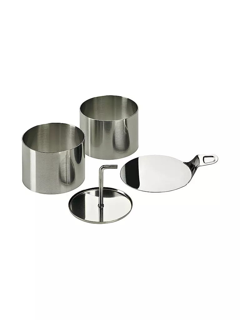 LURCH | Anelli per alimenti in acciaio inox, set da 8 pezzi | Argento