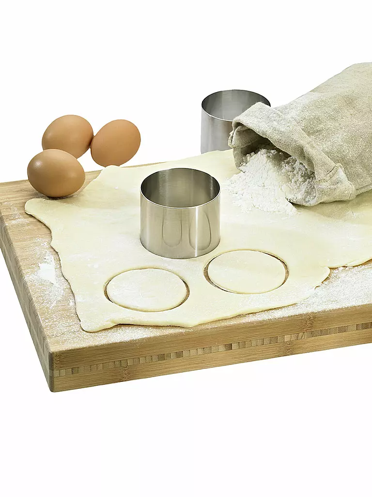 LURCH | Anelli per alimenti in acciaio inox, set da 8 pezzi |