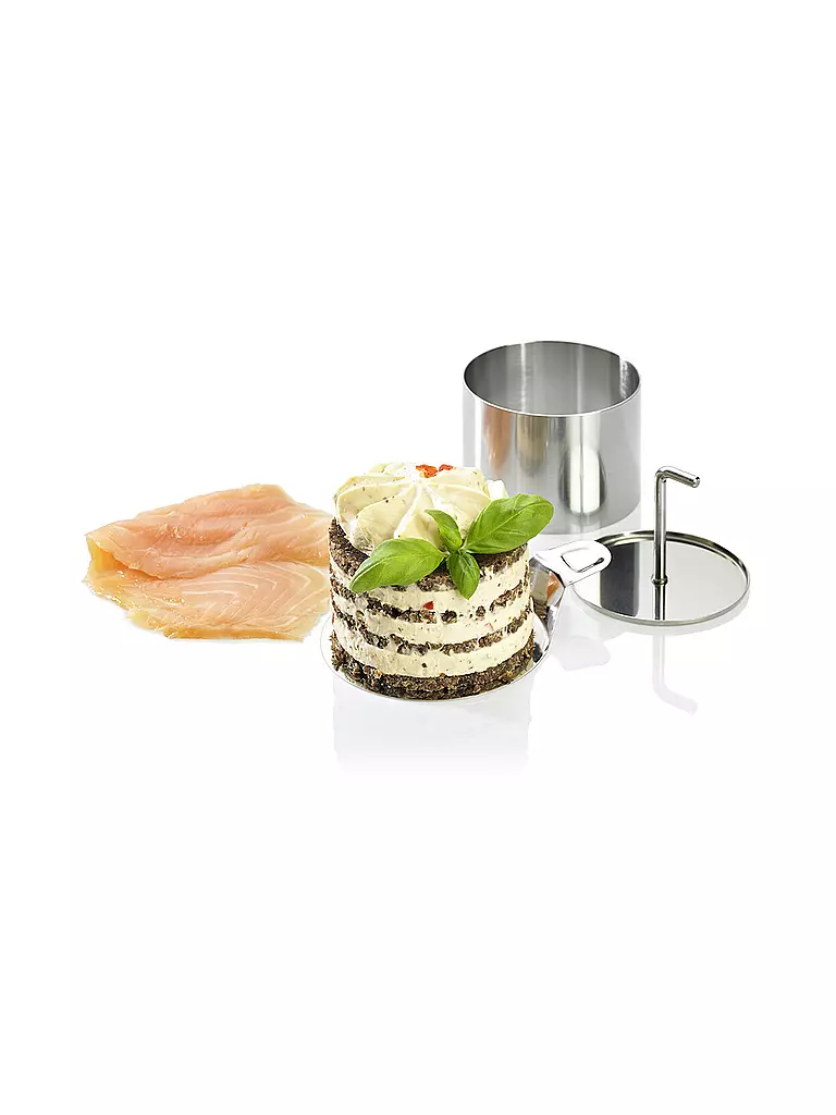 LURCH | Anelli per alimenti in acciaio inox, set da 8 pezzi |