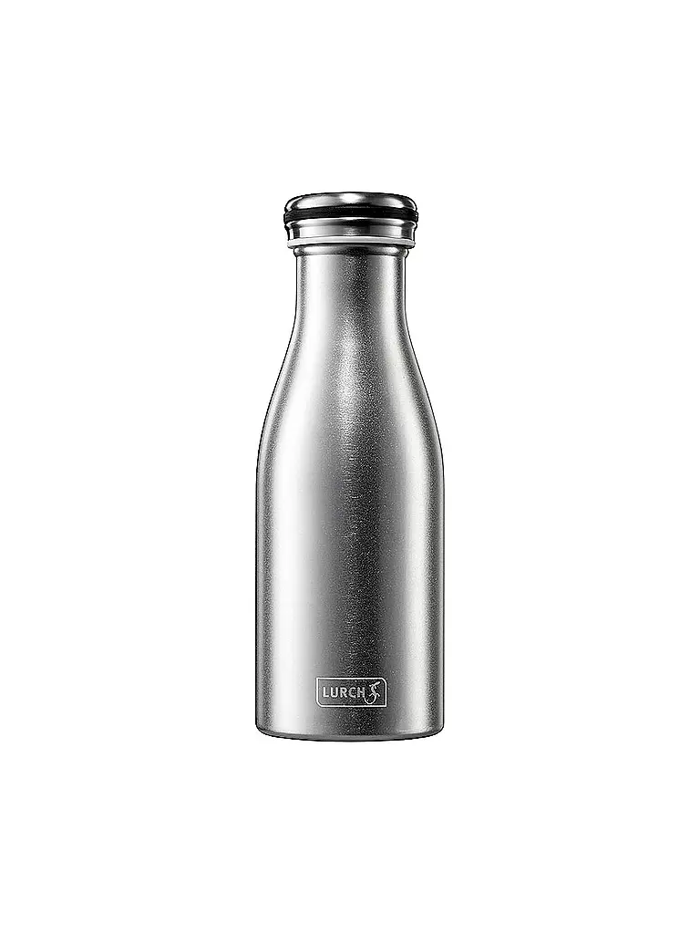LURCH | Borraccia isolante - Thermos in acciaio inox 0,35 l | Argento