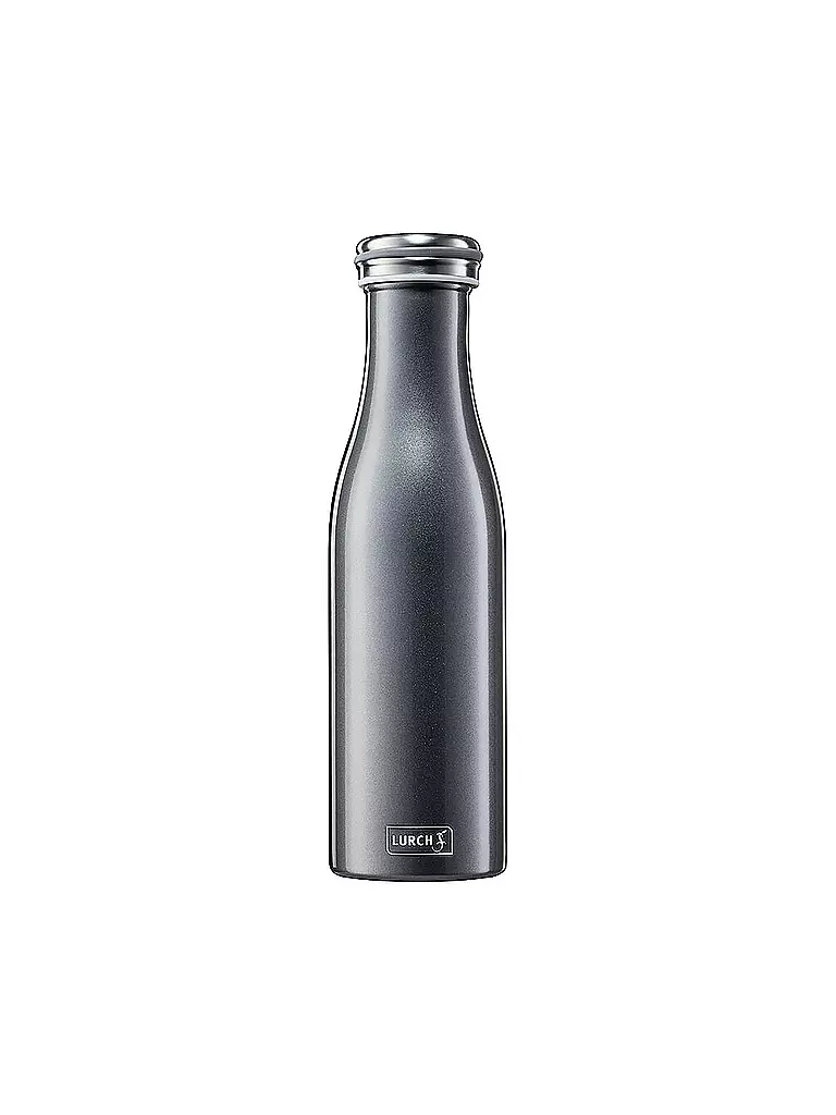 LURCH | Borraccia termica - Thermos in acciaio inox 0,5 l Antracite Metallizzato | Grigio