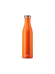 LURCH | Borraccia termica - Thermos in acciaio inox 0,75l Verde Fresco | Arancione
