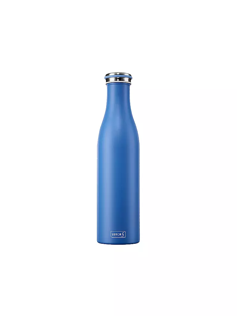 LURCH | Borraccia termica - Thermos in acciaio inox 0,75l Azzurro | Blu