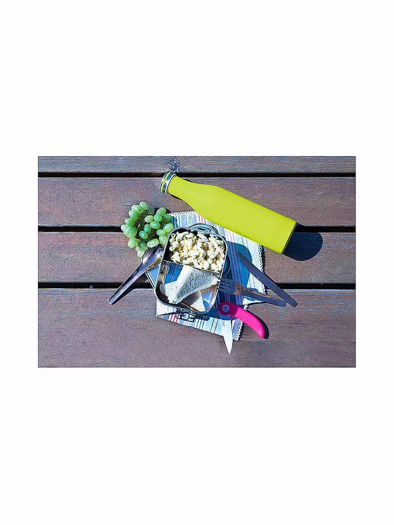 LURCH | Borraccia termica - Thermos in acciaio inox 0,75l Verde Fresco | Verde