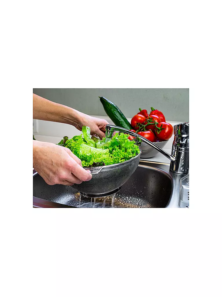 LURCH | Colino a base d'appoggio in acciaio inox 25 cm | Argento