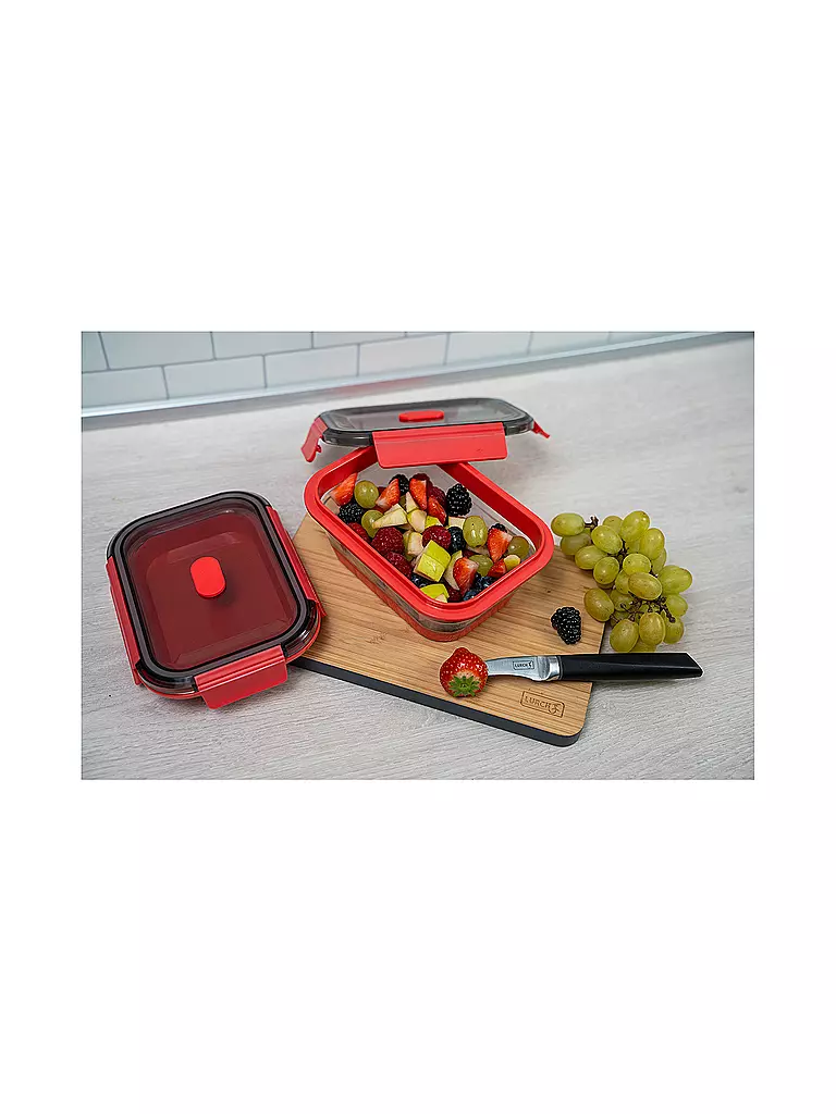 LURCH | Contenitore per alimenti in silicone 0,8 l Frozen-Pink |