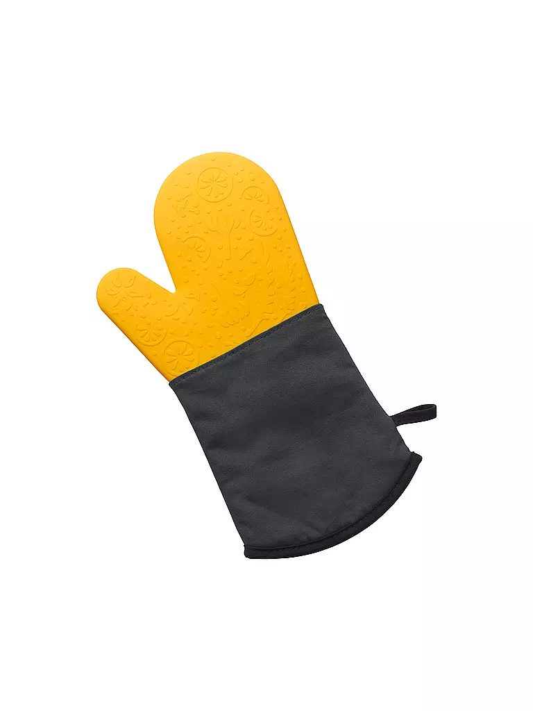 LURCH | Guanto da forno in silicone giallo / nero | Giallo