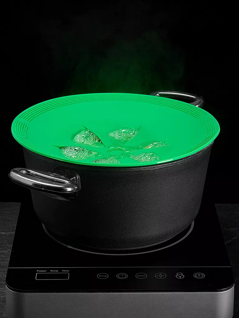 LURCH | Paraschizzi 27 cm in silicone verde | Verde