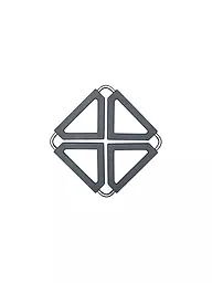 LURCH | Sottopentola in silicone pieghevole grigio ferro | Grigio