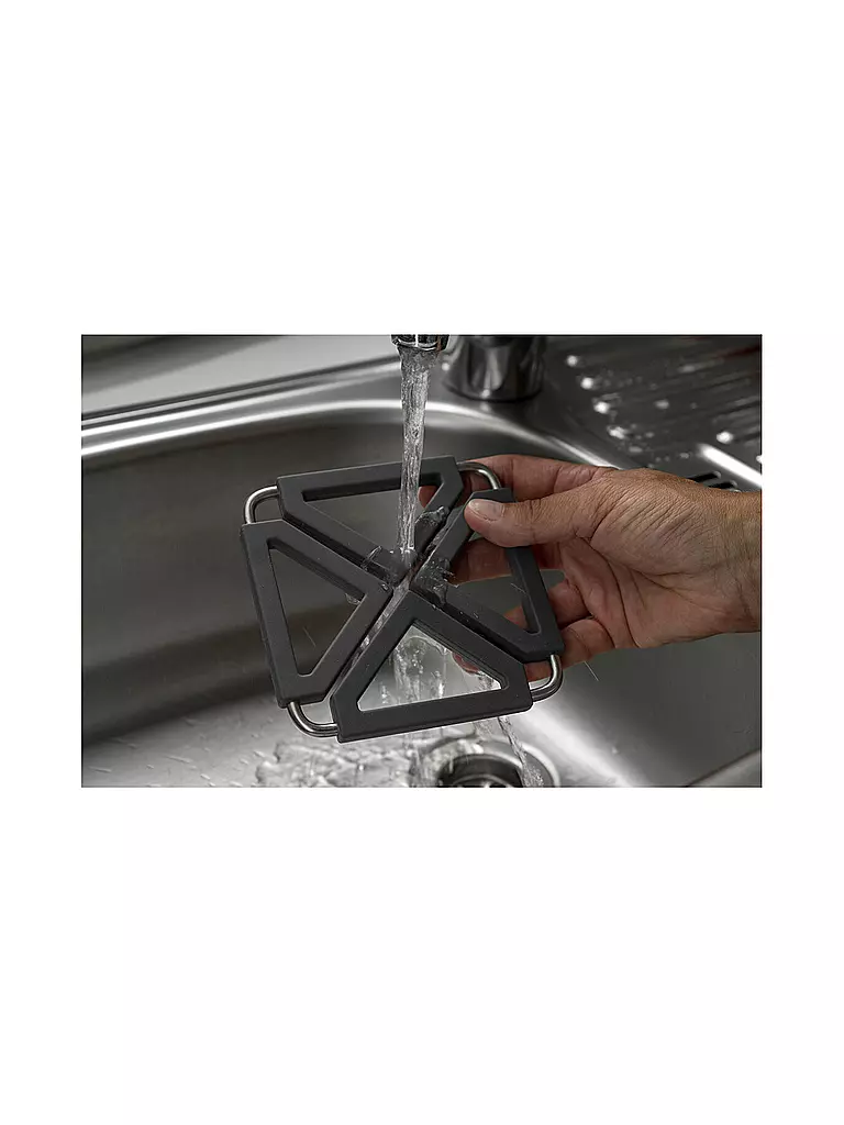 LURCH | Sottopentola in silicone pieghevole grigio ferro |